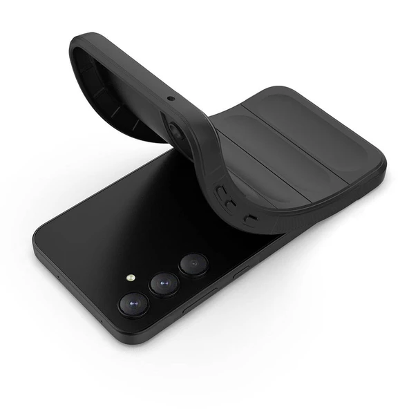 Galaxy A35 Kılıf Esnek TPU Oyuklu Arka Yüzey Tasarımlı Zore Etnik Silikon Kapak - Resim 10