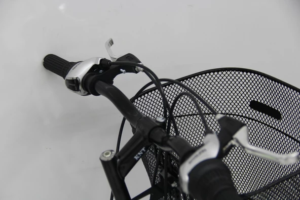 2650 model d kadro beyaz bisiklet sepetli camurluklu model dorello bisiklet - 5