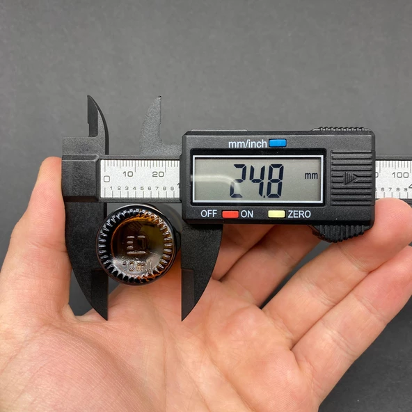 10 Ml Amber Cam Şişe Siyah Spreyli ,  10Cc Kahverengi Spreyli Boş Şişe x 6 Adet - Resim 4