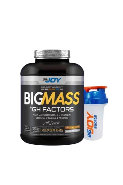 Big Joy Big Mass +GH Factors 3000 Gr Gainer Karbonhidrat +2 Hediye