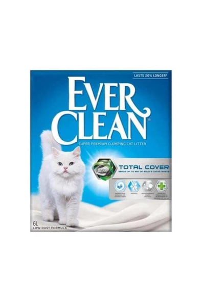 Ever Clean Total Cover Koku Önleyici Kedi Kumu 10lt - 4