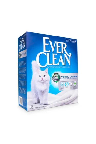 Ever Clean Total Cover Koku Önleyici Kedi Kumu 10lt