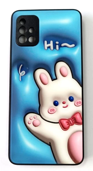 Samsung Galaxy A51 Uyumlu Resimli Orta Sert Kılıf ürün görseli 1