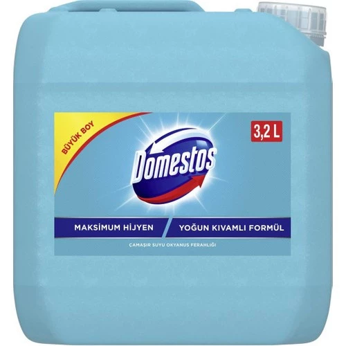 Pril Sıvı Bulaşık Deterjanı 4 KG + Domestos Okyanus Ferahlığı Çamaşır Suyu 3.2 L (2'li set) - 2