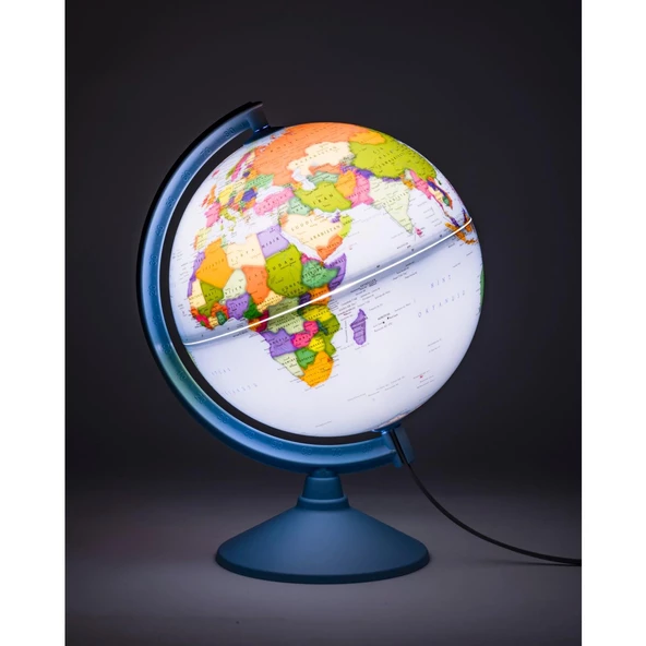 Gürbüz Küre Siyasi Işıklı 30 CM Siyasi Işıklı Küre
