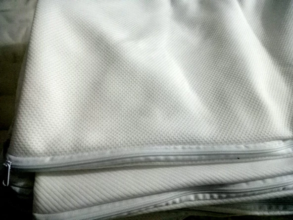 Bambu Su Sıvı Geçirmez Yastık Alezi Fermuarlı Yastık Kılıfı 50x70 Cm 1 ADET - 3