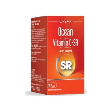 Orzax Ocean Vitamin C-SR 30 Tablet