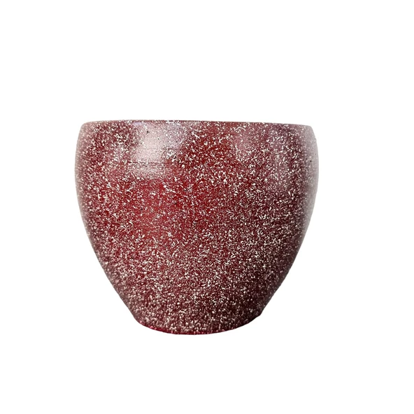 Bitki Tasarımı Bordo Granit Toprak Saksı Saksılık Salon Çiçeklik - 15 CM ürün görseli