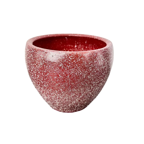 Bitki Tasarımı Bordo Granit Toprak Saksı Saksılık Salon Çiçeklik - 15 CM - Resim 9