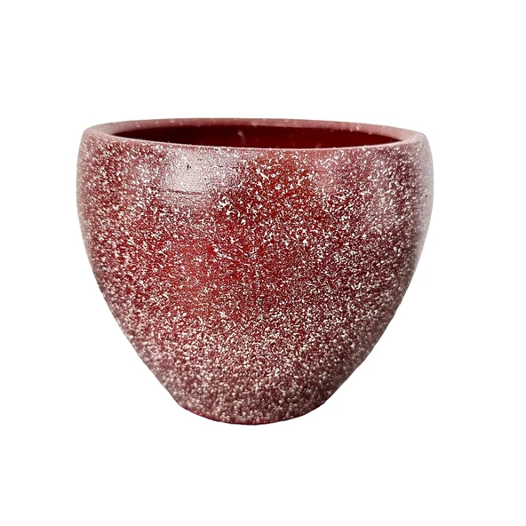 Bitki Tasarımı Bordo Granit Toprak Saksı Saksılık Salon Çiçeklik - 15 CM - Resim 7