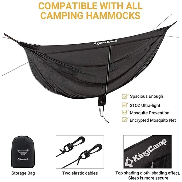 KINGCAMP PHILLIP HAMAK CIBINLIGI SIYAH - Resim 3