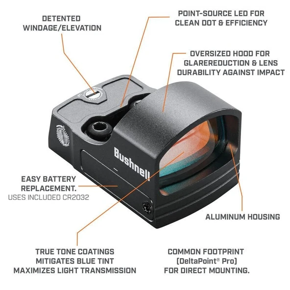 BUSHNELL RXS-100 1X25 RED DOT - 2