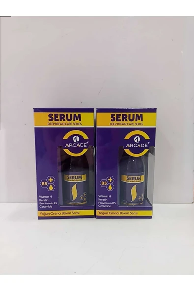Arcade Saç Bakım Serisi Saç Serum 100 ML ( Yoğun Onarıcı Bakım ) 2'Lİ - Resim 3