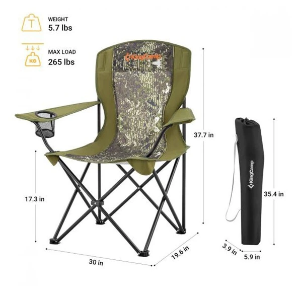 KINGCAMP ARM QUAD SANDALYE (YESIL) - Resim 3