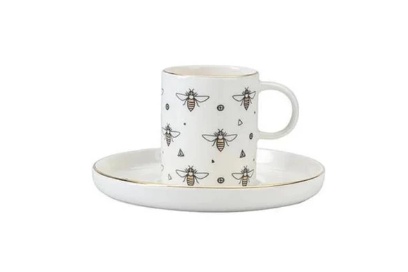 Porland Ruby Veni Vidi 2 Kişilik Kahve Takımı 85cc 04RAL002632 - Resim 2