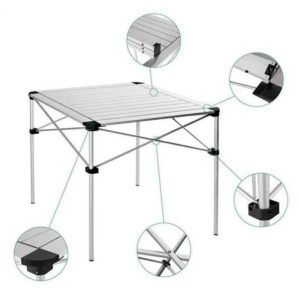 KINGCAMP ALUMINYUM KATLANABILIR MASA - Resim 3