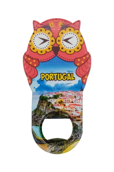 Portekiz Temalı Baykuş Magnet Kapak Açacak - Resim 3
