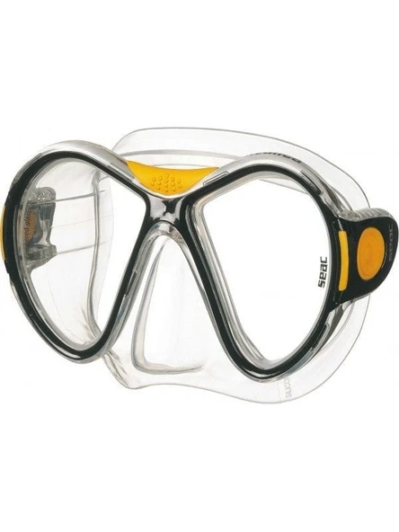 SEAC SUB MASKE ITALICA (SEFFAF SLK./TURUNCU CERCEVE - 5