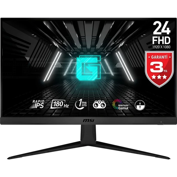 MSI G2412F 23.8" 1 ms Full HD IPS 180 Hz Oyuncu Monitörü