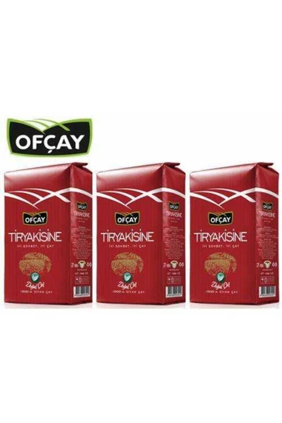 Ofçay Tiryakisine Siyah Dökme Çay 3 x 1 Kg