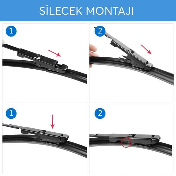İnwells Muz Silecek Takımı Citroen C5 2008-2015 ile uyumlu - 3