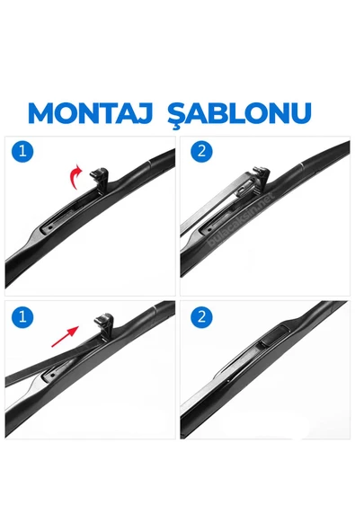 İnwells Hibrit Silecek Takımı Hyundai Santa Fe 2006-2012 ile uyumlu - Resim 3