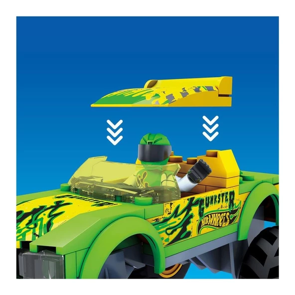 HDJ94 MEGA™ Hot Wheels® Gunkster Monster Truck 69 parça +5 yaş - 3