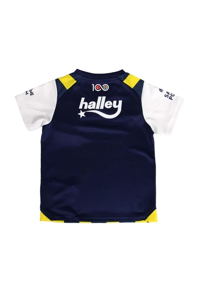 Fenerbahçe Orijinal Lisanslı Çubuklu Çocuk Forma Set 23-24 Miniset - 4