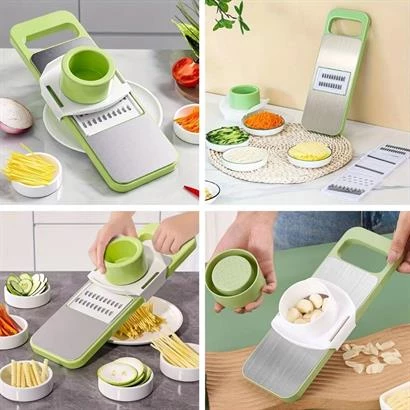 Mutfak Rendesi Pratik 7 Farklı Bıçaklı Keskin Doğrayıcı - 9