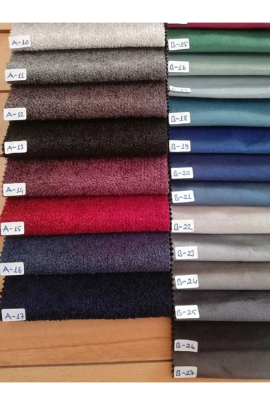 MELLMOD Sweet mod Ahşap Ayaklı Bukle Berjer Tütün - 8