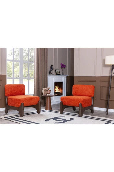 MELLMOD Relax mod Bukle Berjer Turuncu - 3