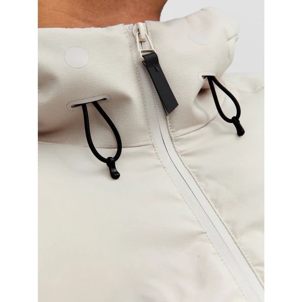 Jack&Jones Oversize Kapüşonlu Kışlık Erkek Mont - Günlük Kullanım - 6