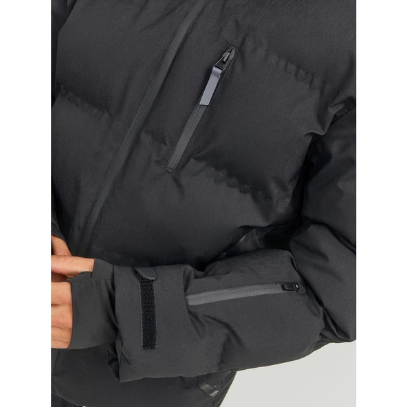 Jack&Jones Oversize Kapüşonlu Kışlık Erkek Mont - Günlük Kullanım - 11