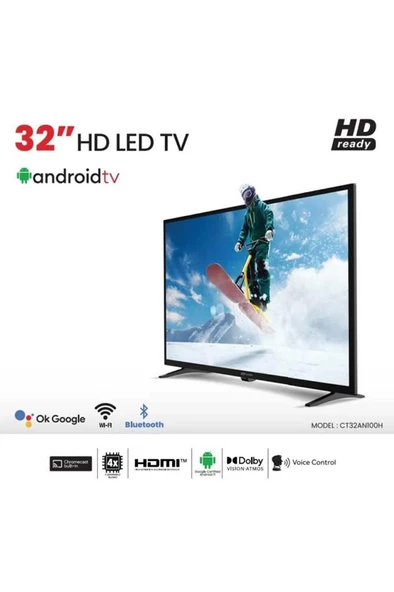 CONTİ CT32AN100H 32" HD READY ANDROİD LED TV