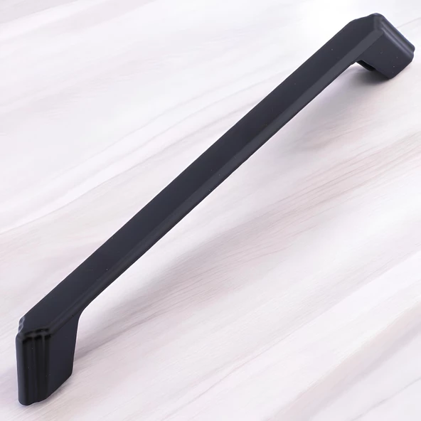 Gökçe Kulp Siyah Metal 160 mm - 16 cm Mobilya Mutfak Çekmece Dolap Dolabı Kapak Kulbu Kulpu Kulpları - 6