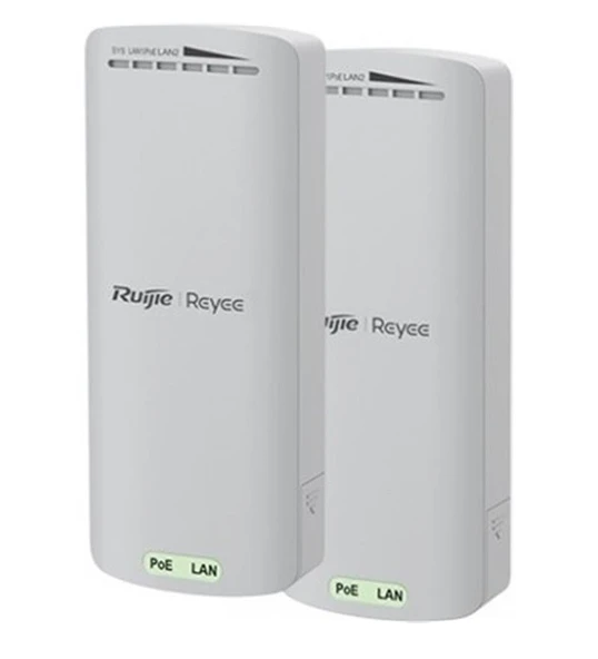 Ruijie Reyee RG-EST100-E 2.4Ghz 300MBPS 500 Metre 70 Derece Dış Ortam 2'li Paket Access Point ürün görseli 1