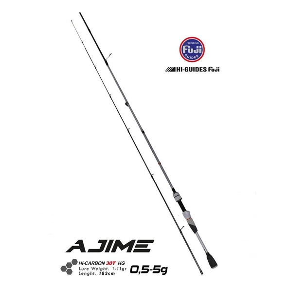 Fujin Ajime 183cm 05-5gr LRF Kamışı FAJ-602UL - Resim 2