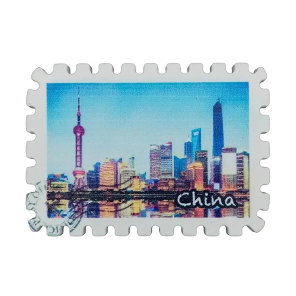 Çin Temalı Pul Magnet ürün görseli 1