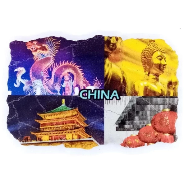 Çin Temalı Fresco Magnet ürün görseli