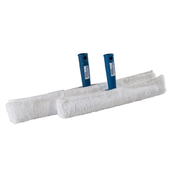 Cam Silme Aparatı Çekçek Metal 35cm 2 Adet Mikrofiber Peluş Ve Aparatı 35 Cm Temizlik Seti - 2