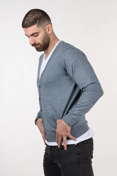 NEHİR TRİKO SLİMFİT HIRKA - 8