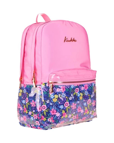 Kaukko Soft Floral Sırt Çantası Pink K1732 - 2
