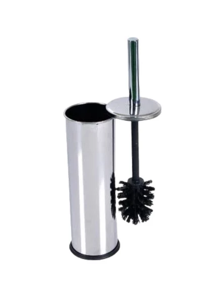 Metal Paslanmaz Krom Tuvalet Fırçası Wc Fırça - 2