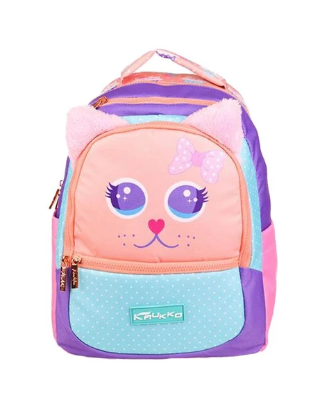Kaukko Kids Sırt Çantası Cute Face Cat L5142