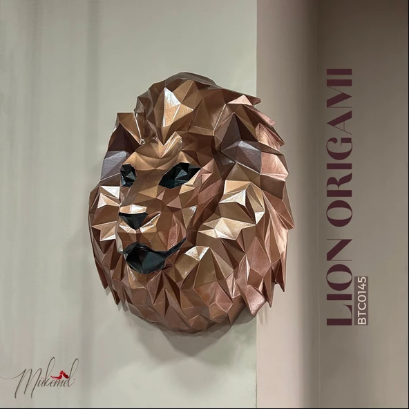 aslan origami (yaratıcılığı, sevimli hayvanı, el yapımı dekoru kucaklayın) Mukemel tasarımları