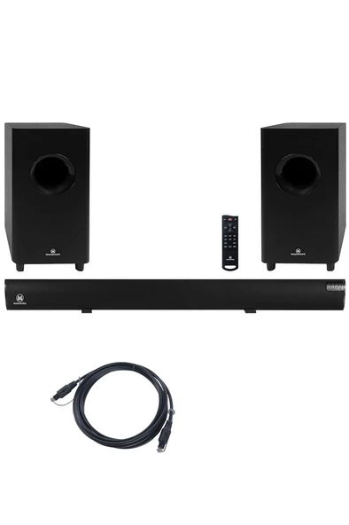 Maxword SLC-270BT Optik Çıkış 4.2.2 Kanal Soundbar TV Ses Sistemi + Çift Subwoofer 270W+230W - 3