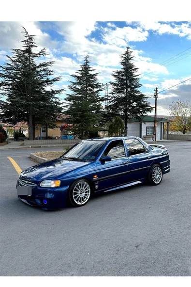 OTOBDY Ford Escort Uyumlu Marşpiyel Takımı - PLASTİK - PARLAK SİYAH - Resim 2