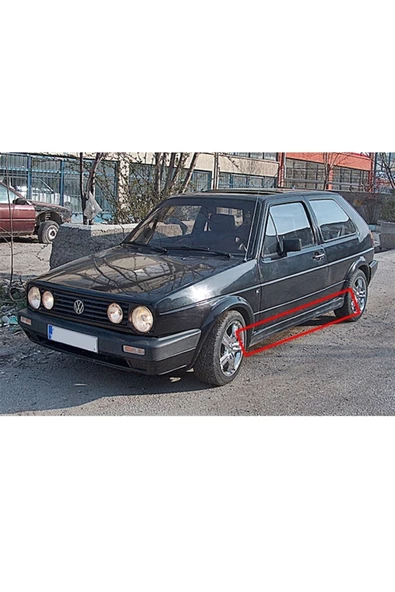 OTOBDY vw golf 2 yan marşpiyel takımı - PLASTİK - 2