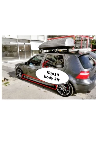 OTOBDY vw golf 4 aero Uyumlu yan marşpiyel takımı - PLASTİK ürün görseli 1