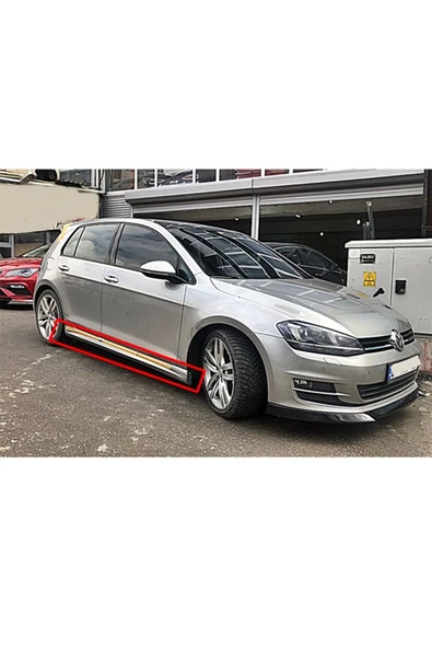 OTOBDY vw golf 7 yan marşpiyel takımı - R MODEL - PLASTİK